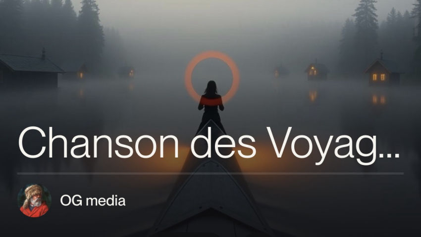 Chanson Des Voyageurs du Canada  1820  -