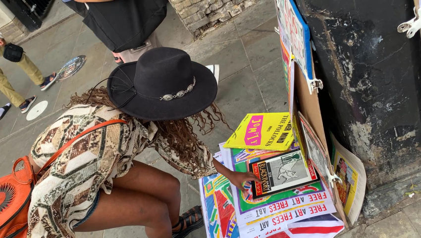 The Camden Market Free Art Man Owes Laundry Bags