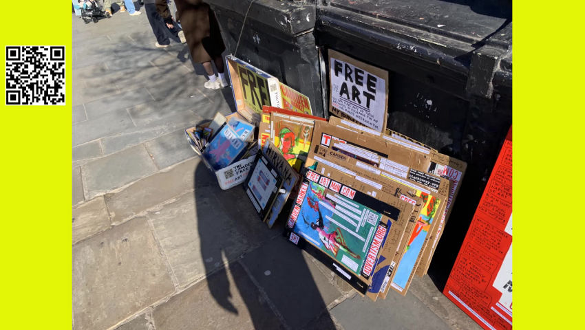 The Camden Market Free Art Man 14th March 2026