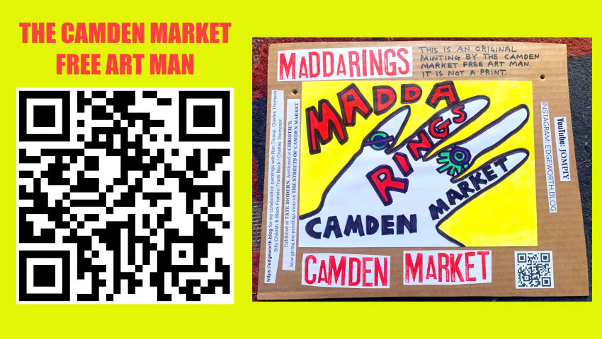 Maddarings Hand on Yellow Paintings 1 to 20