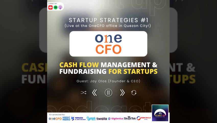 Strategies #1: Cash Flow Management & Fundraising for Startups with OneCFO episode artwork