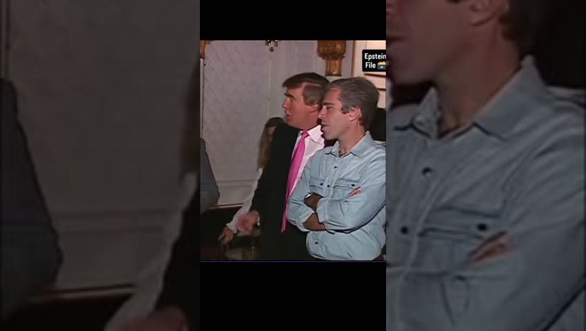 An archival video from 1992 showing Donald Trump and Jeffrey Epstein at a party on Epstein’s island episode artwork