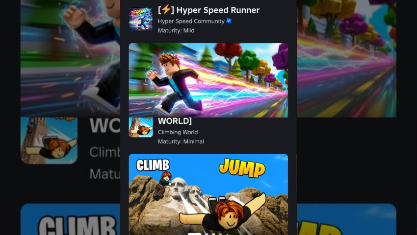 Playing Two Modes: Climb And Jump (New World) And Hyper Speed Runner 🏃‍♂️ (Roblox) episode artwork
