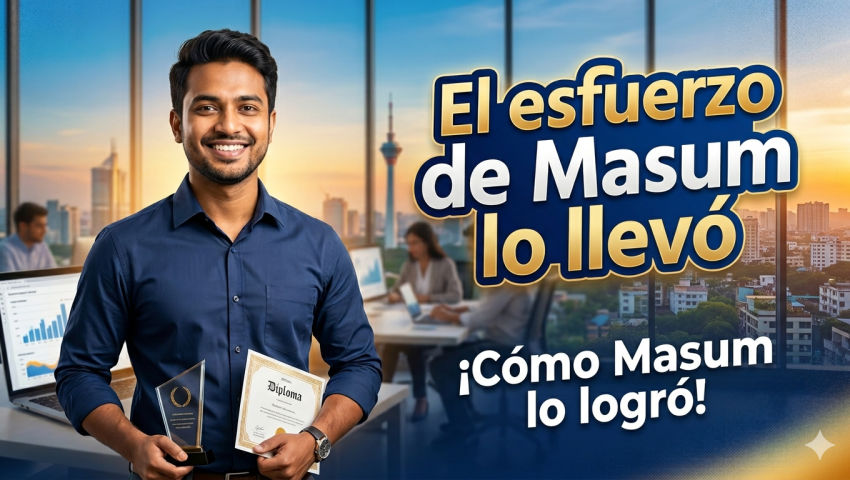 Masum's efforts made him successful