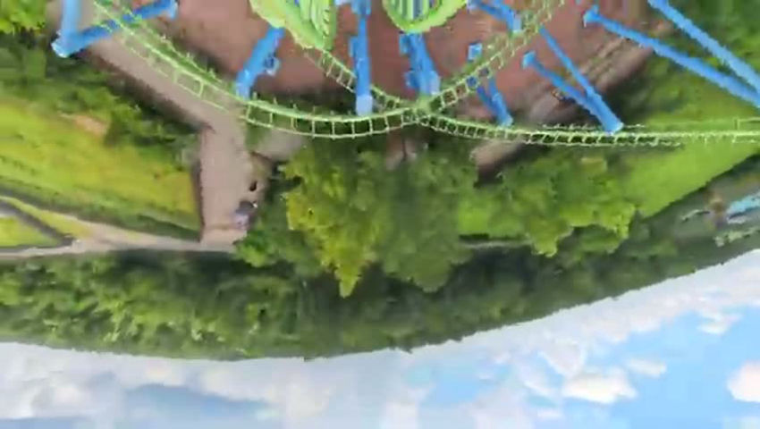 5 INVERSIONS Twisted Typhoon Front Row POV Wild Adventures Georgia