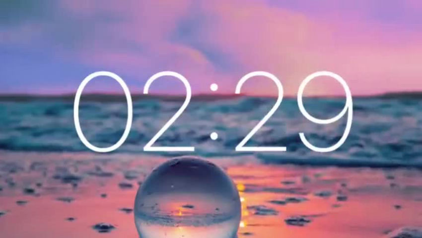 5 Minute Timer - Relaxing Music with Ocean Waves