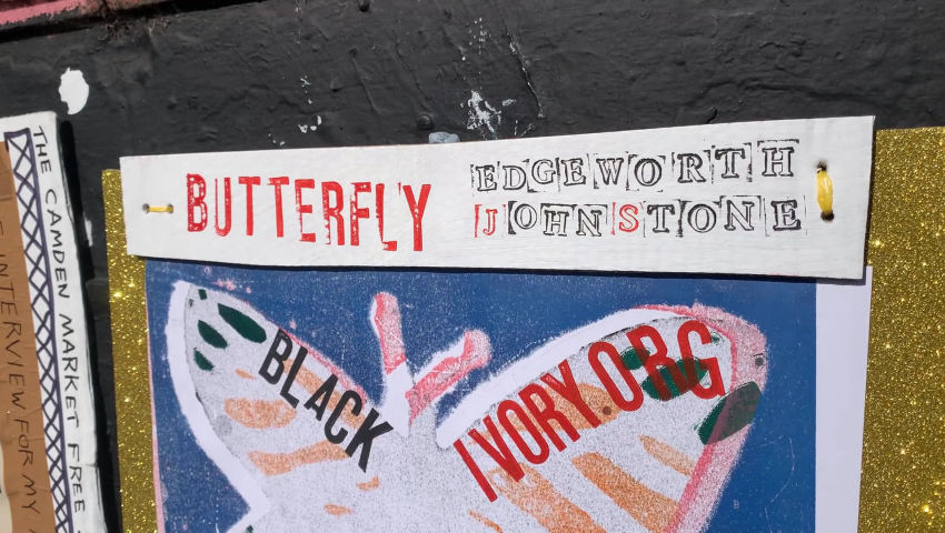 The Camden Market Free Art Man Pugmired