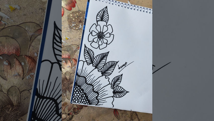 Art:- flower design art episode artwork