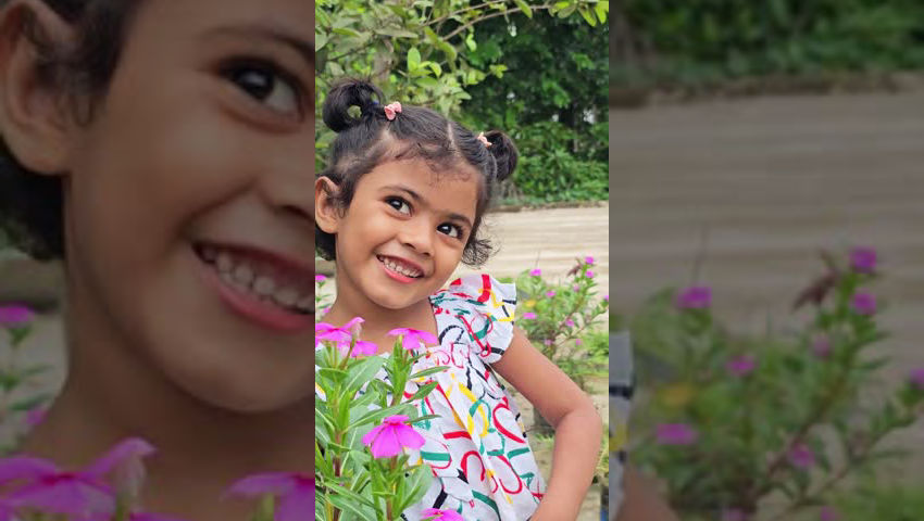 Daughter's smile