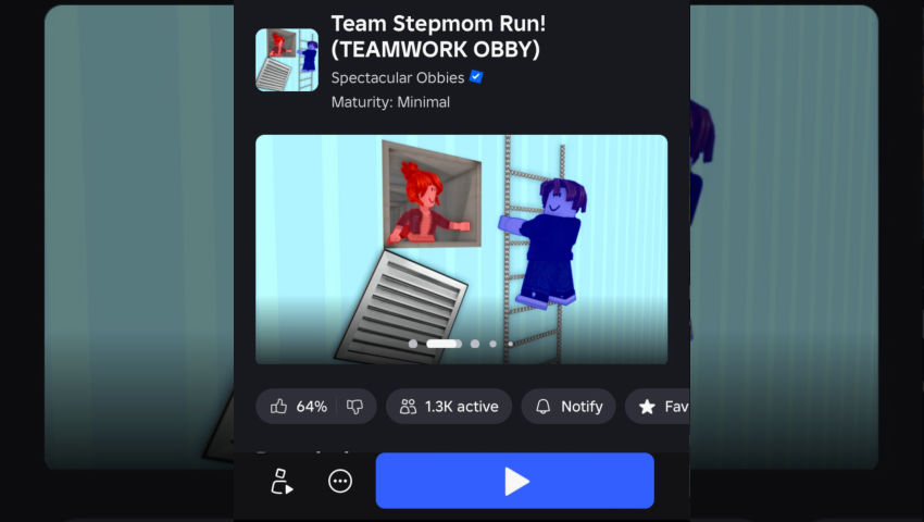 Roblox: Team Stepmom Run (TEAMWORK OBBY)🤖 episode artwork