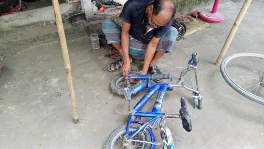 Bicycle repairs are done here. episode artwork