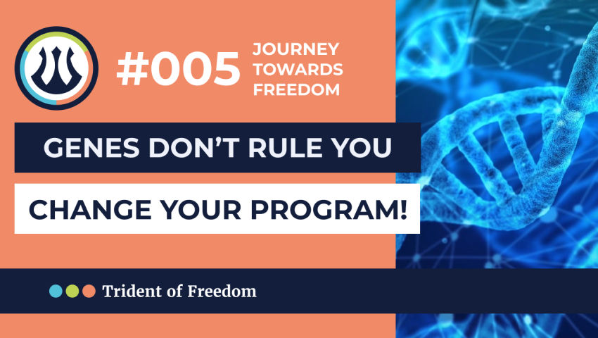 JTF #005 Genes don't rule you - change your program! episode artwork