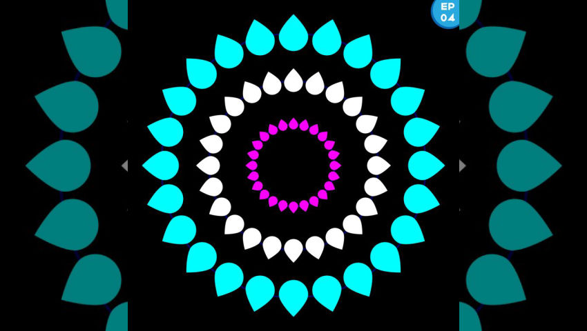 Diseño de flores fácil con diferentes colores; episodio_ 04
