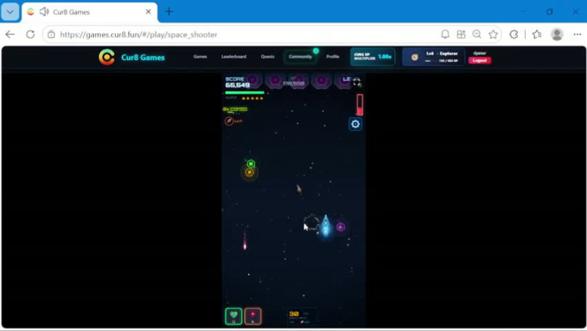 Cur8  Game play