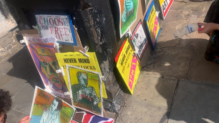 The Camden Market Free Art Man Display Plan Update