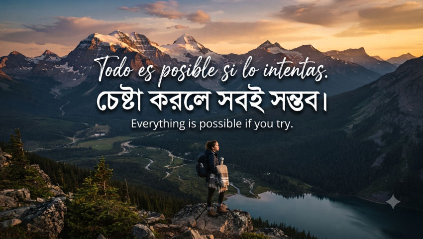 Everything is possible if you try