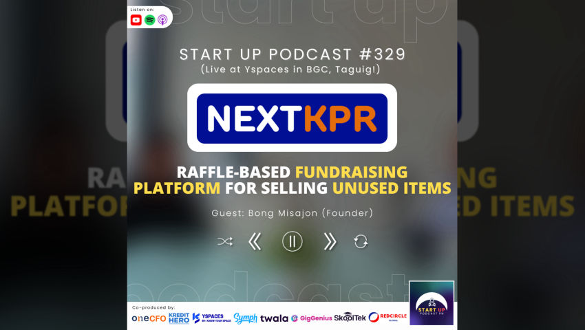 Start Up #329: Nextkpr - Raffle-based Fundraising Platform for Selling Unused Items episode artwork