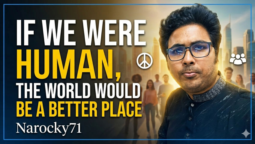 If we were human, the world would be a better place.