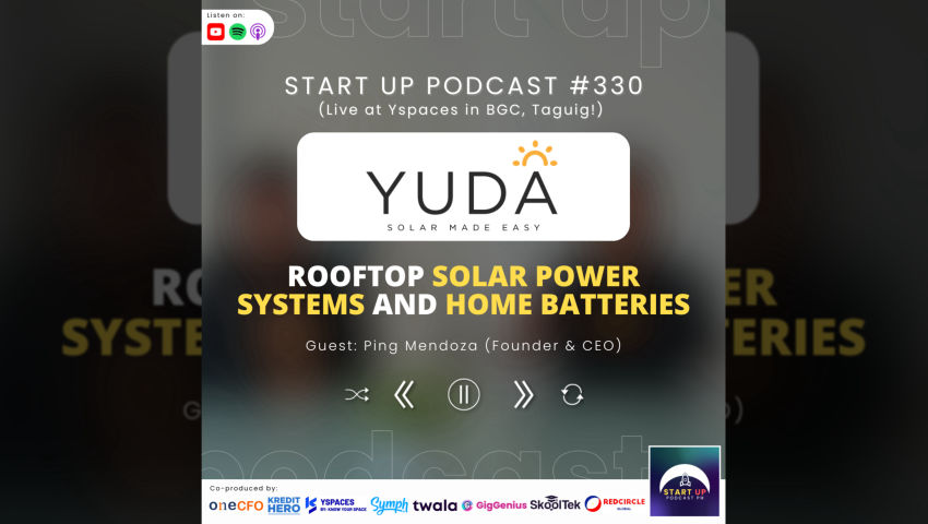 Start Up #330: YUDA - Rooftop Solar Power Systems and Home Batteries episode artwork