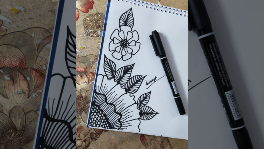 Art:- flower design art episode artwork