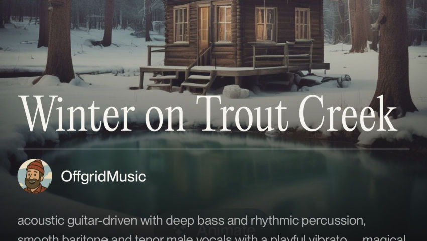 Blurt.media Blues Radio - Winter on Trout Creek