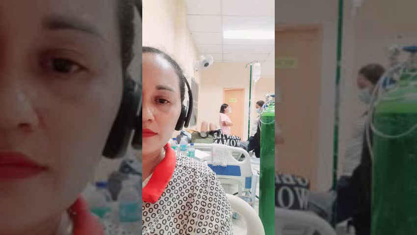 Taking An Online Class in the Hospital