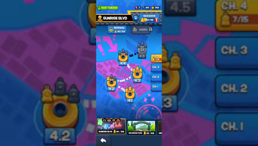 Rewards are stacked