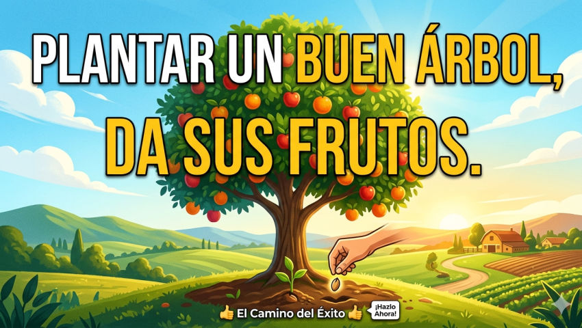 Planting a good tree yields its fruits