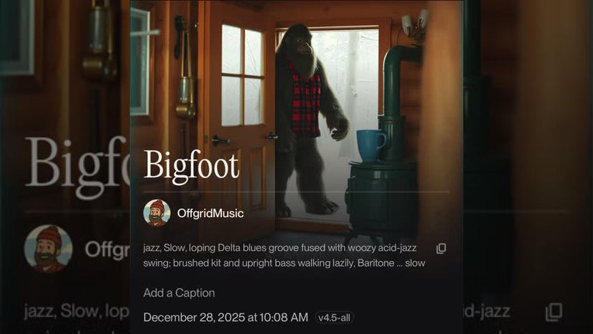 Blurt.media Blues Radio : Bigfoot lives next door