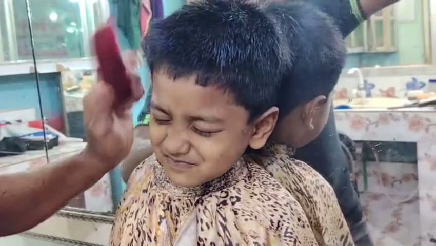 For the First time my son cuting hair to the selun episode artwork