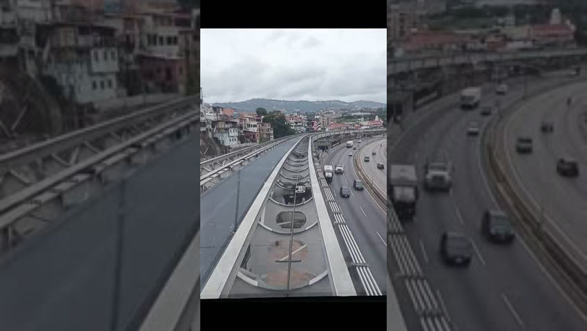 Subway in a high-rise neighborhood of the capital