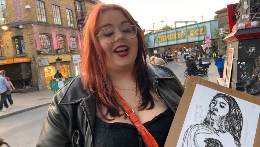 The Camden Market Free Art Man Evening Session